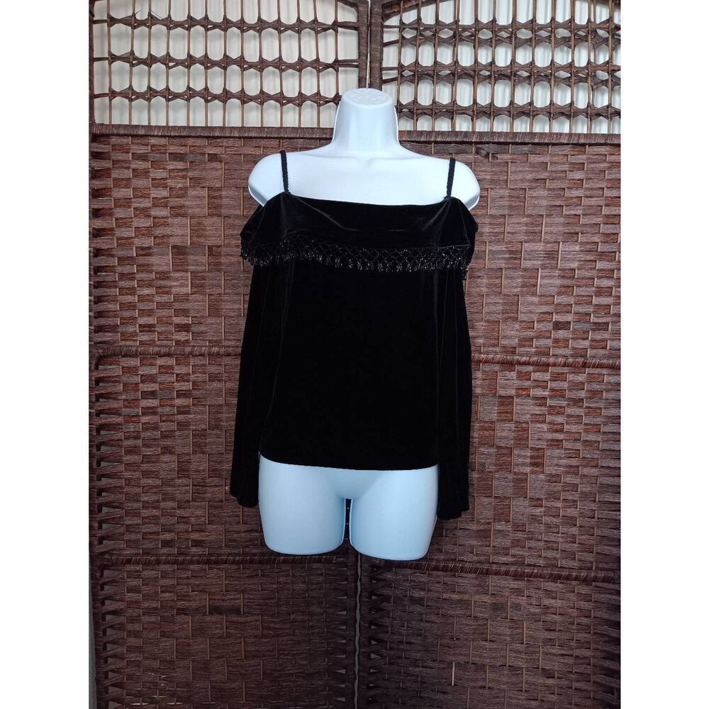 Vintage 90's Velvet Blouse